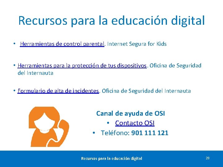 Recursos para la educación digital • Herramientas de control parental. Internet Segura for Kids