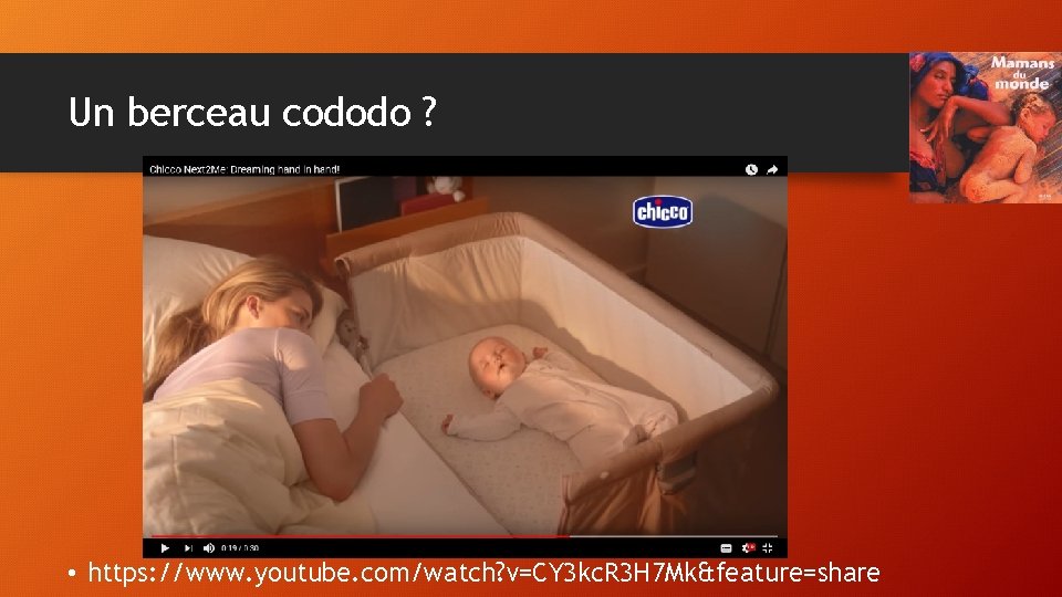 Un berceau cododo ? • https: //www. youtube. com/watch? v=CY 3 kc. R 3