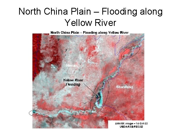 North China Plain – Flooding along Yellow River 