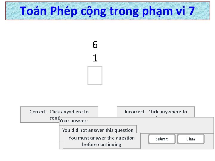 Toán Phe p cô ng trong pha m vi 7 6 1 Correct -