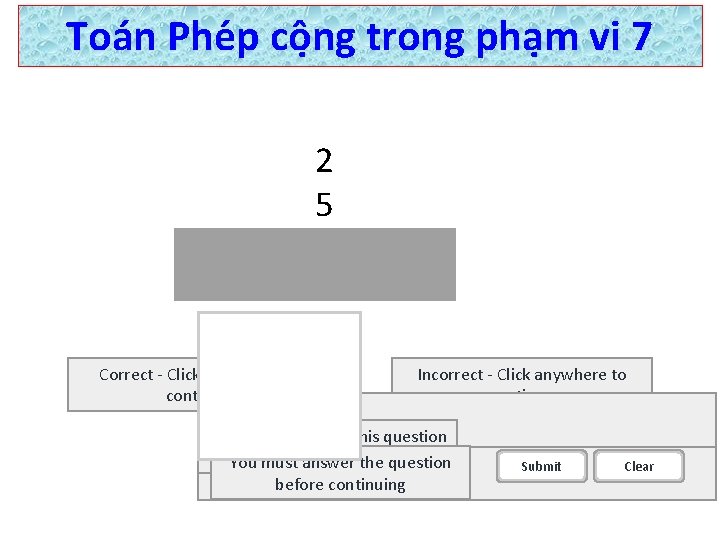 Toán Phe p cô ng trong pha m vi 7 2 5 Correct -