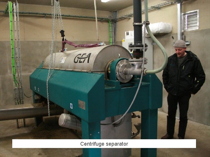 Centrifuge separator 