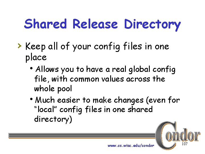 Shared Release Directory › Keep all of your config files in one place h.