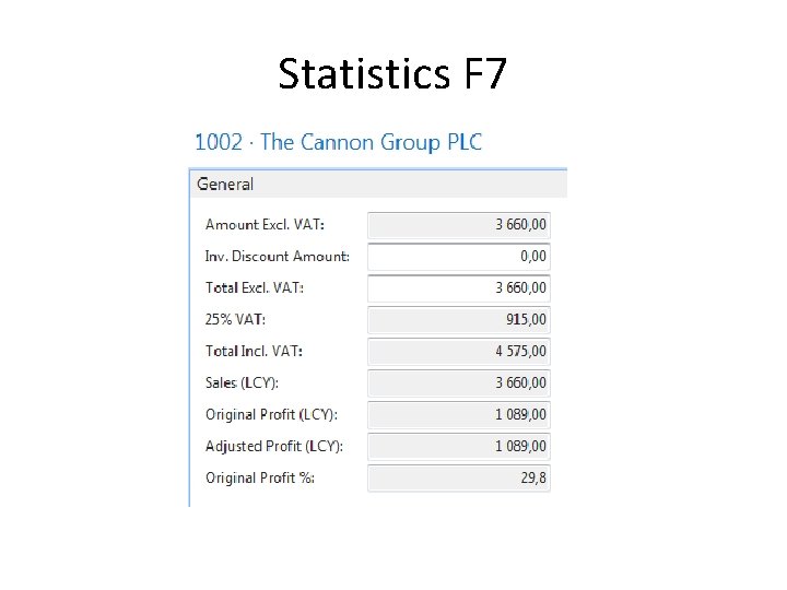 Statistics F 7 