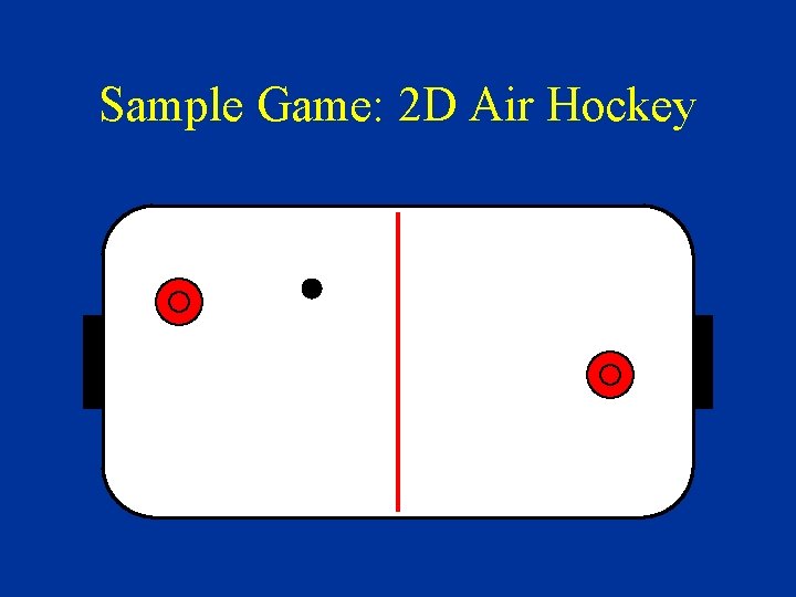 Sample Game: 2 D Air Hockey 