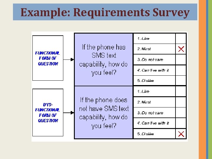 Example: Requirements Survey 