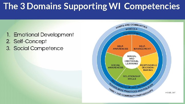 Wisconsin Mental Health The 3 Domains Supporting WIInitiative Competencies 1. Emotional Development 2. Self-Concept Wisconsin Mental Health The 3 Domains Supporting WIInitiative Competencies 1. Emotional Development 2. Self-Concept