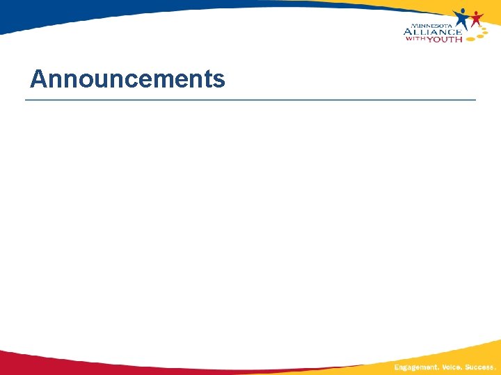 Announcements 