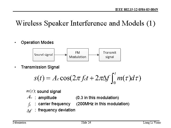 IEEE 802. 15 -12 -0584 -03 -004 N Wireless Speaker Interference and Models (1)