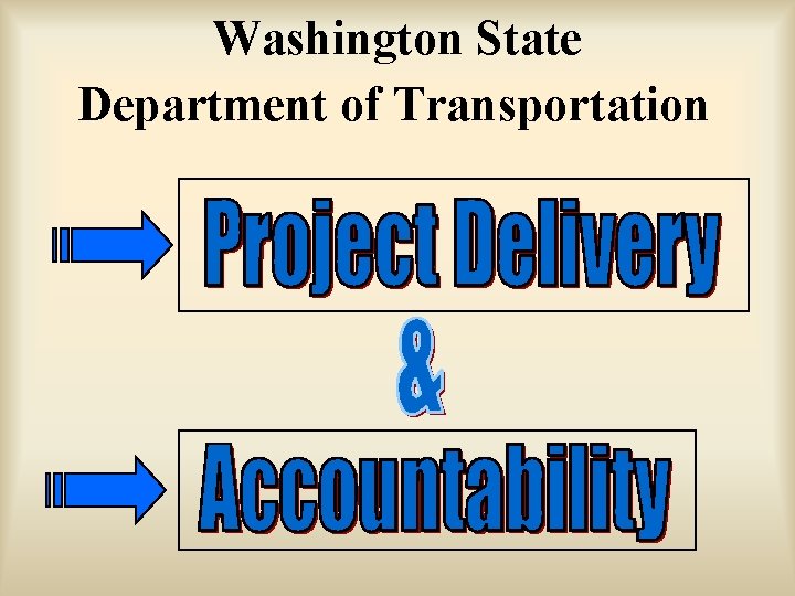 Washington State Department of Transportation 