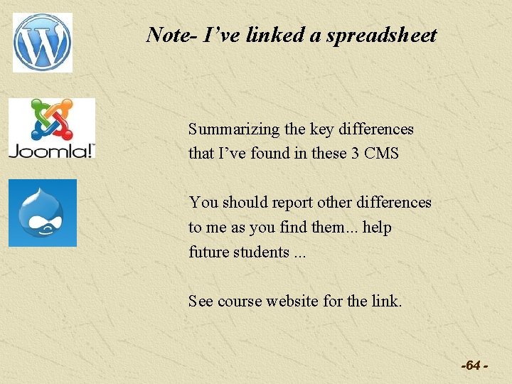 Note- I’ve linked a spreadsheet Summarizing the key differences that I’ve found in these