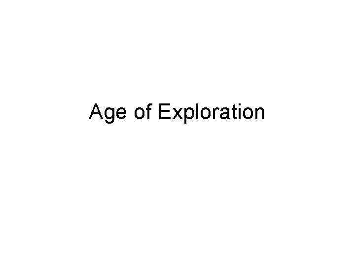 Age of Exploration 