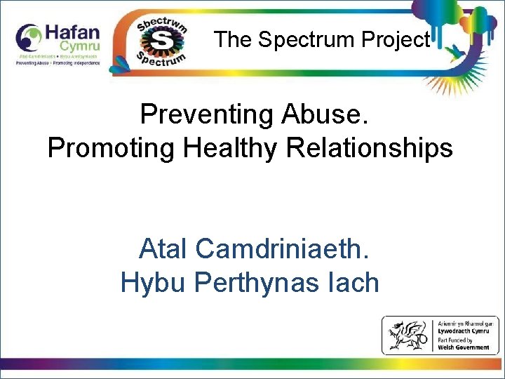 Click to The Spectrum Project edit Master title style Click to edit Master text