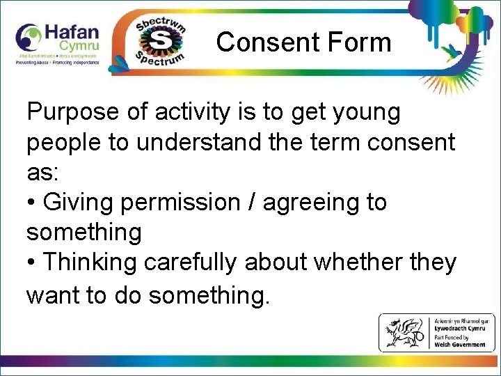 Click to edit Consent Form Master title style Click to edit Master text styles