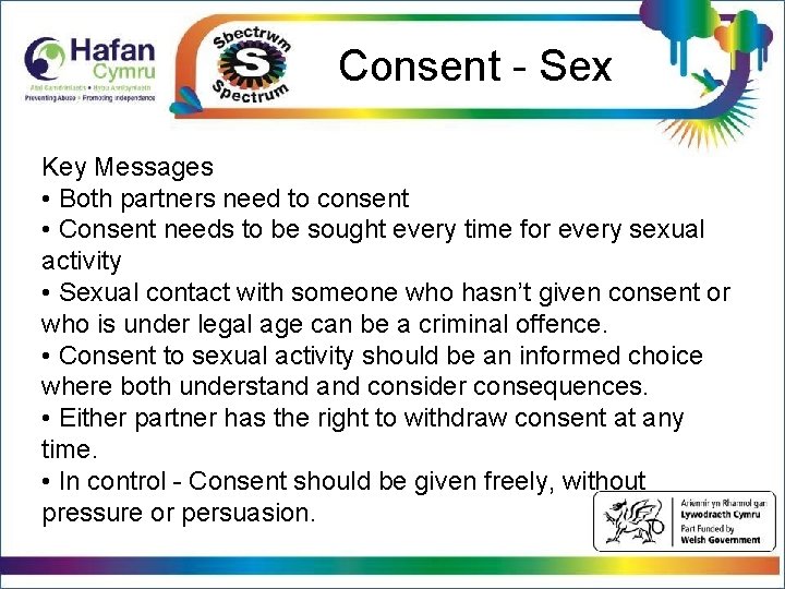 Click to edit Consent - Sex Master title style Click to edit Master text