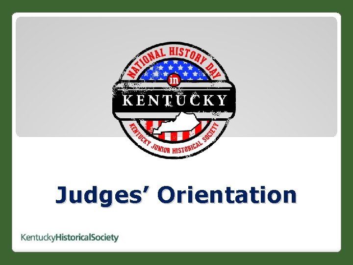 Judges’ Orientation 