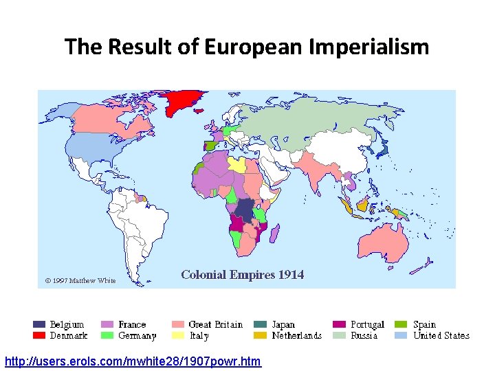 The Result of European Imperialism http: //users. erols. com/mwhite 28/1907 powr. htm 