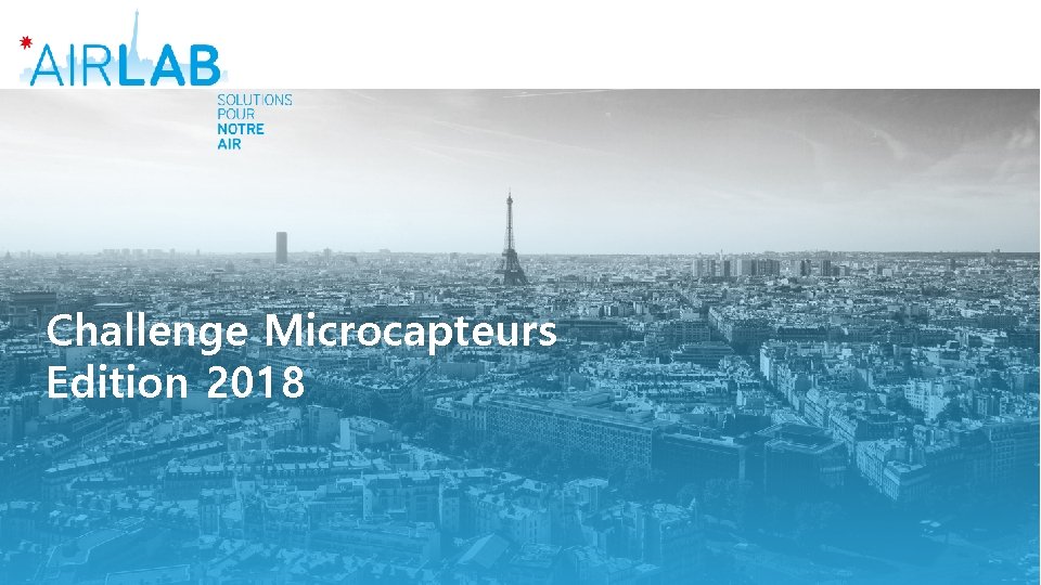 Challenge Microcapteurs Edition 2018 