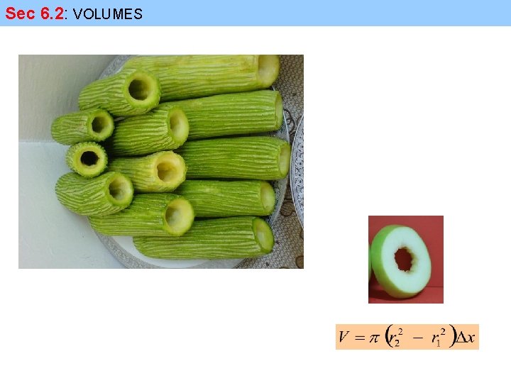 Sec 6. 2: VOLUMES 