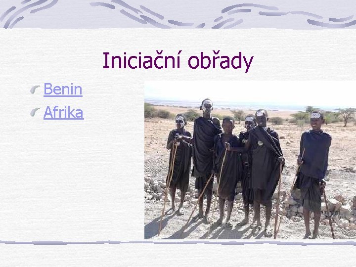 Iniciační obřady Benin Afrika 