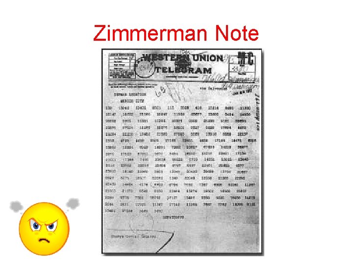 Zimmerman Note 