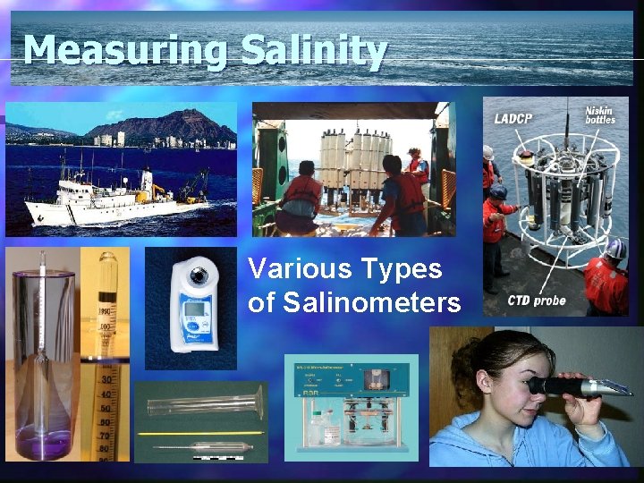 Measuring Salinity Various Types of Salinometers 