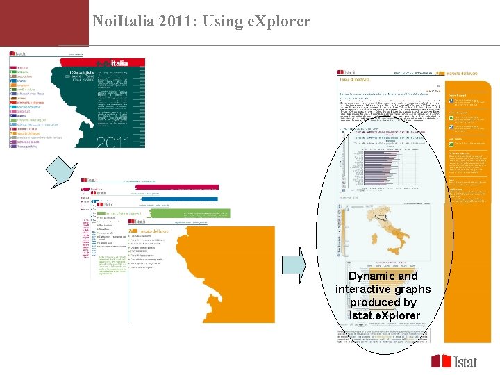 Noi. Italia 2011: Using e. Xplorer Dynamic and interactive graphs produced by Istat. e. Noi. Italia 2011: Using e. Xplorer Dynamic and interactive graphs produced by Istat. e.