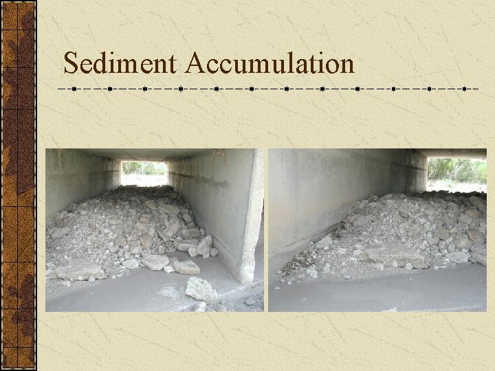 Sediment Accumulation 