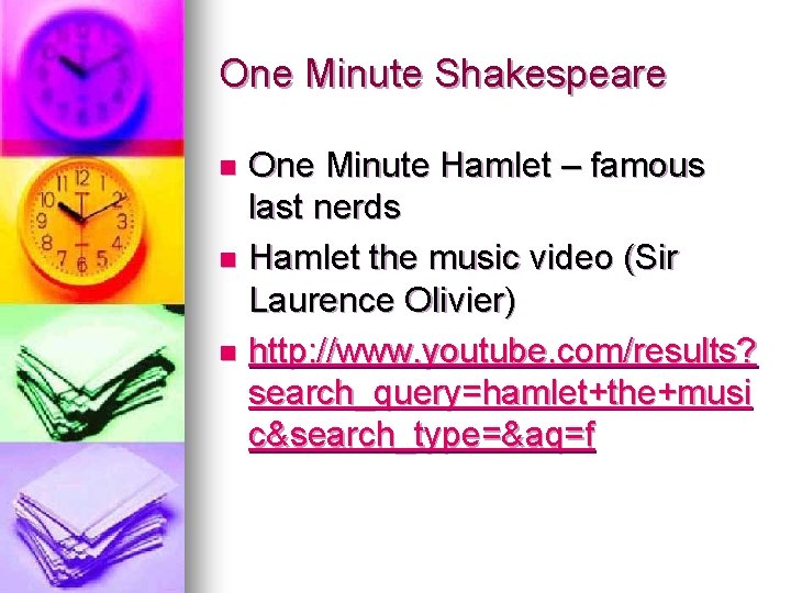 One Minute Shakespeare One Minute Hamlet – famous last nerds n Hamlet the music One Minute Shakespeare One Minute Hamlet – famous last nerds n Hamlet the music