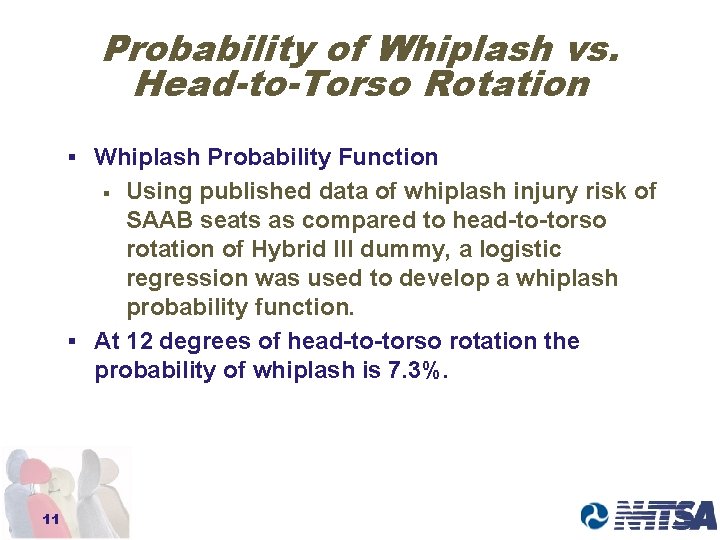 Probability of Whiplash vs. Head-to-Torso Rotation § Whiplash Probability Function Using published data of