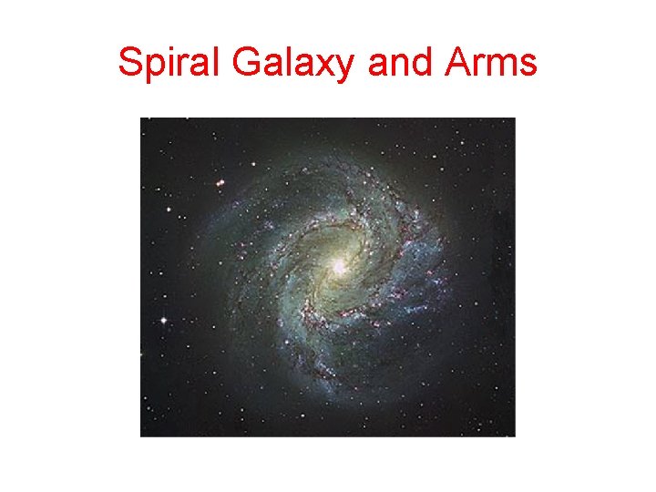 Spiral Galaxy and Arms 