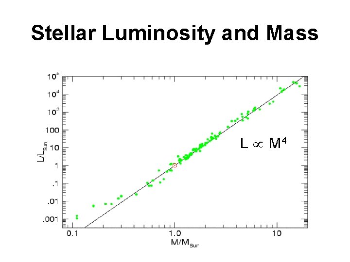 Stellar Luminosity and Mass 