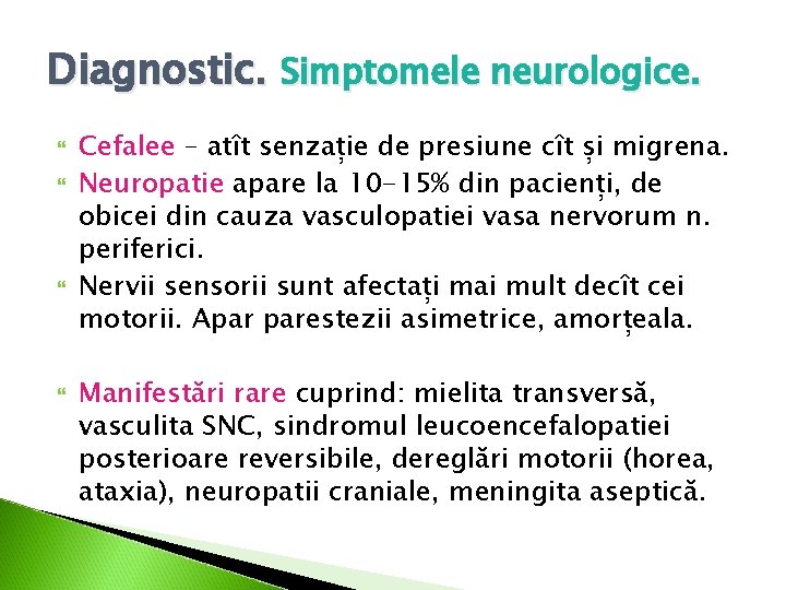 simptome neurologice oftalmice)