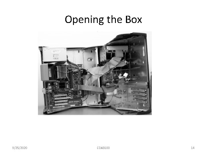 Opening the Box 9/25/2020 CDA 3100 14 