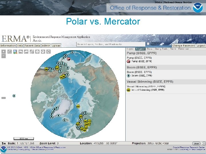 Polar vs. Mercator 
