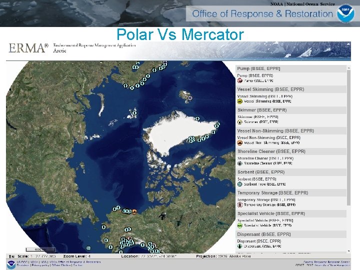 Polar Vs Mercator 