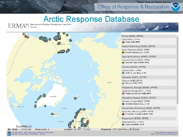 Arctic Response Database 