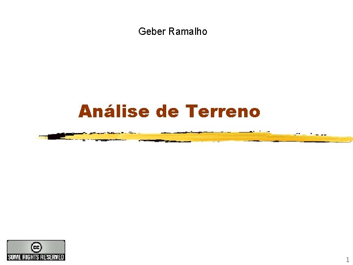 Geber Ramalho Análise de Terreno 1 