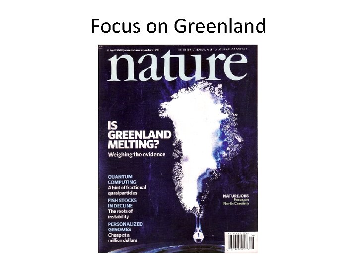 Focus on Greenland 