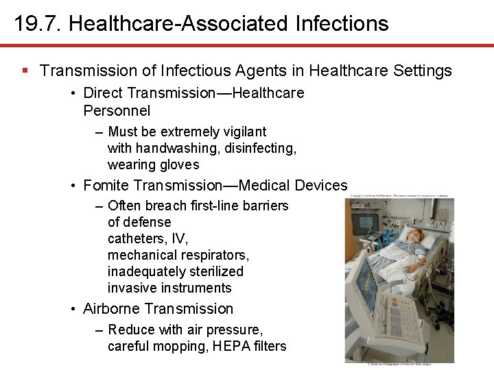 19. 7. Healthcare-Associated Infections § Transmission of Infectious Agents in Healthcare Settings • Direct