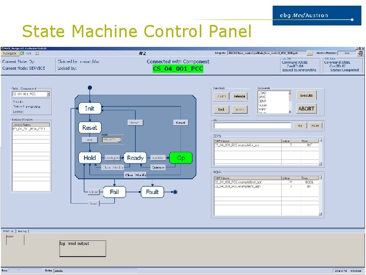 State Machine Control Panel file name including date 12 Name & title 