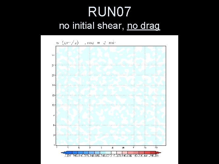 RUN 07 no initial shear, no drag 