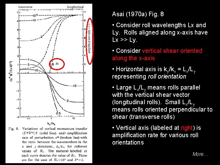 Asai (1970 a) Fig. 8 • Consider roll wavelengths Lx and Ly. Rolls aligned