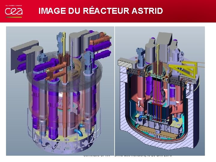 IMAGE DU RÉACTEUR ASTRID Séminaire SPh. N – Orme des merisiers, le 26 avril