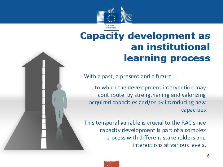 Capacity development as an institutional learning process With a past, a present and a