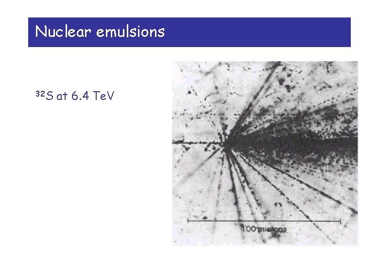 Nuclear emulsions 32 S at 6. 4 Te. V 