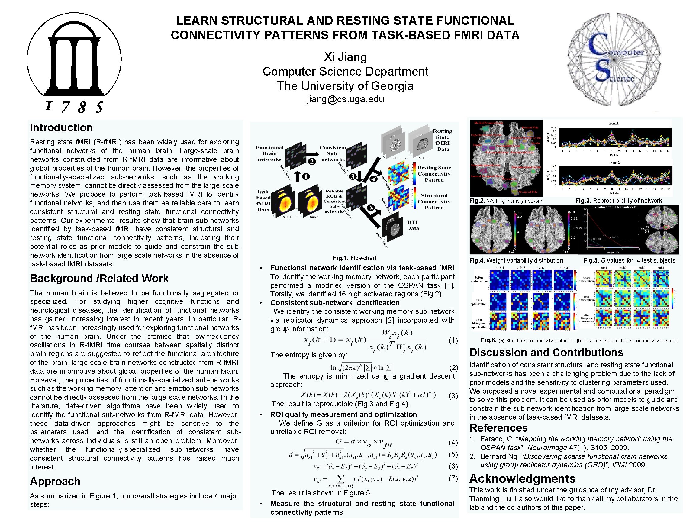 LEARN STRUCTURAL AND RESTING STATE FUNCTIONAL CONNECTIVITY PATTERNS FROM TASK-BASED FMRI DATA Xi Jiang