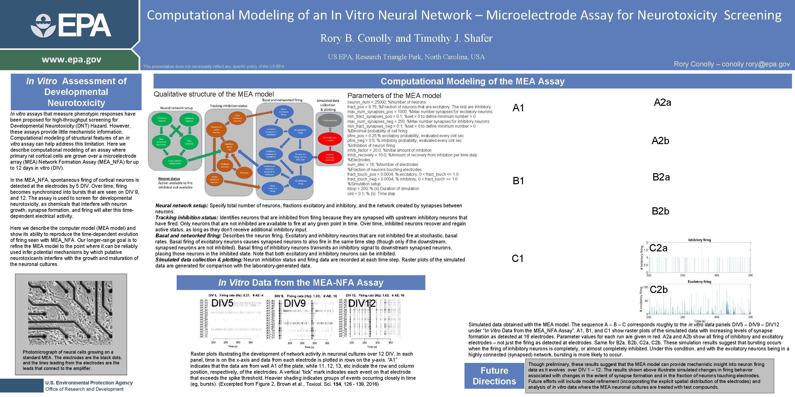 EPA www. epa. gov In Vitro Assessment of Developmental Neurotoxicity Computational Modeling of an