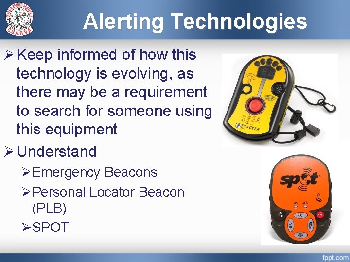 Team Leader Training Communications Ontario Search and Rescue