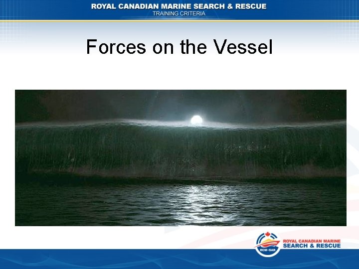 Forces on the Vessel 